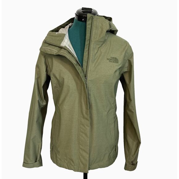 The North Face Women’s Venture 2‎ Waterproof Hooded Rain Jacket Green Size XS - Picture 1 of 11